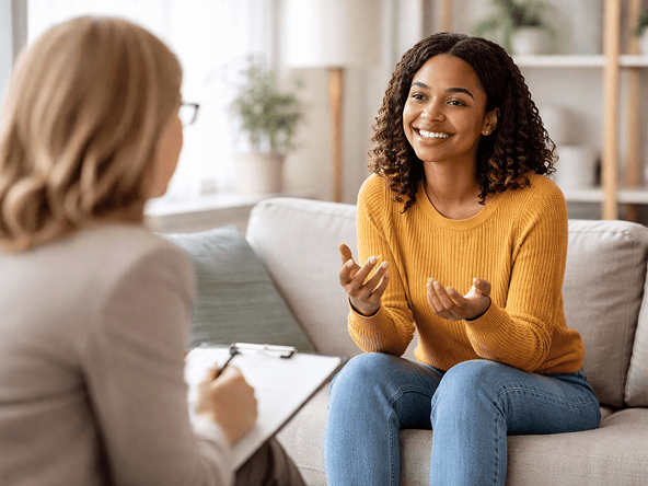 Personalized ADHD care consultation with therapist