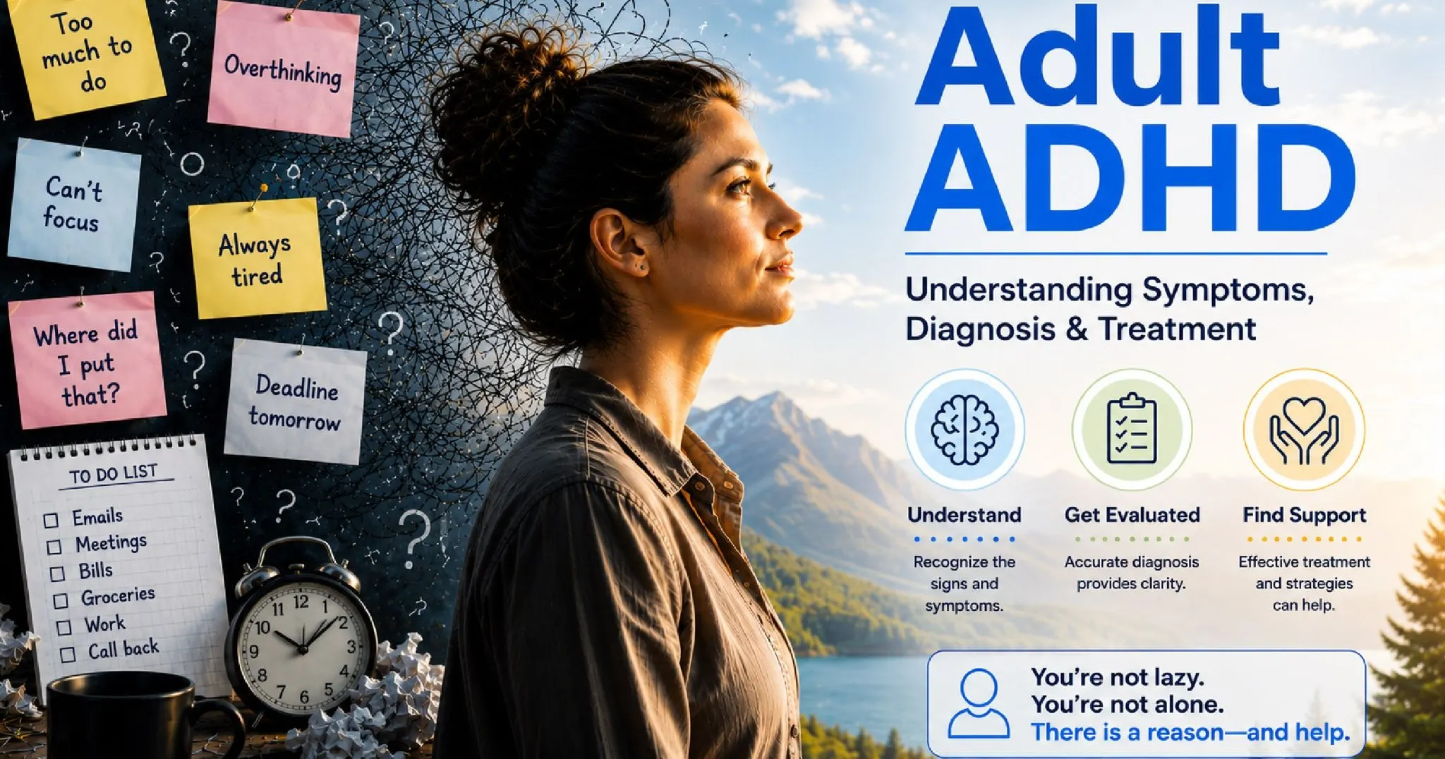 Adult ADHD Clinical Overview: What It Is, How It's Diagnosed, and What to Do Next