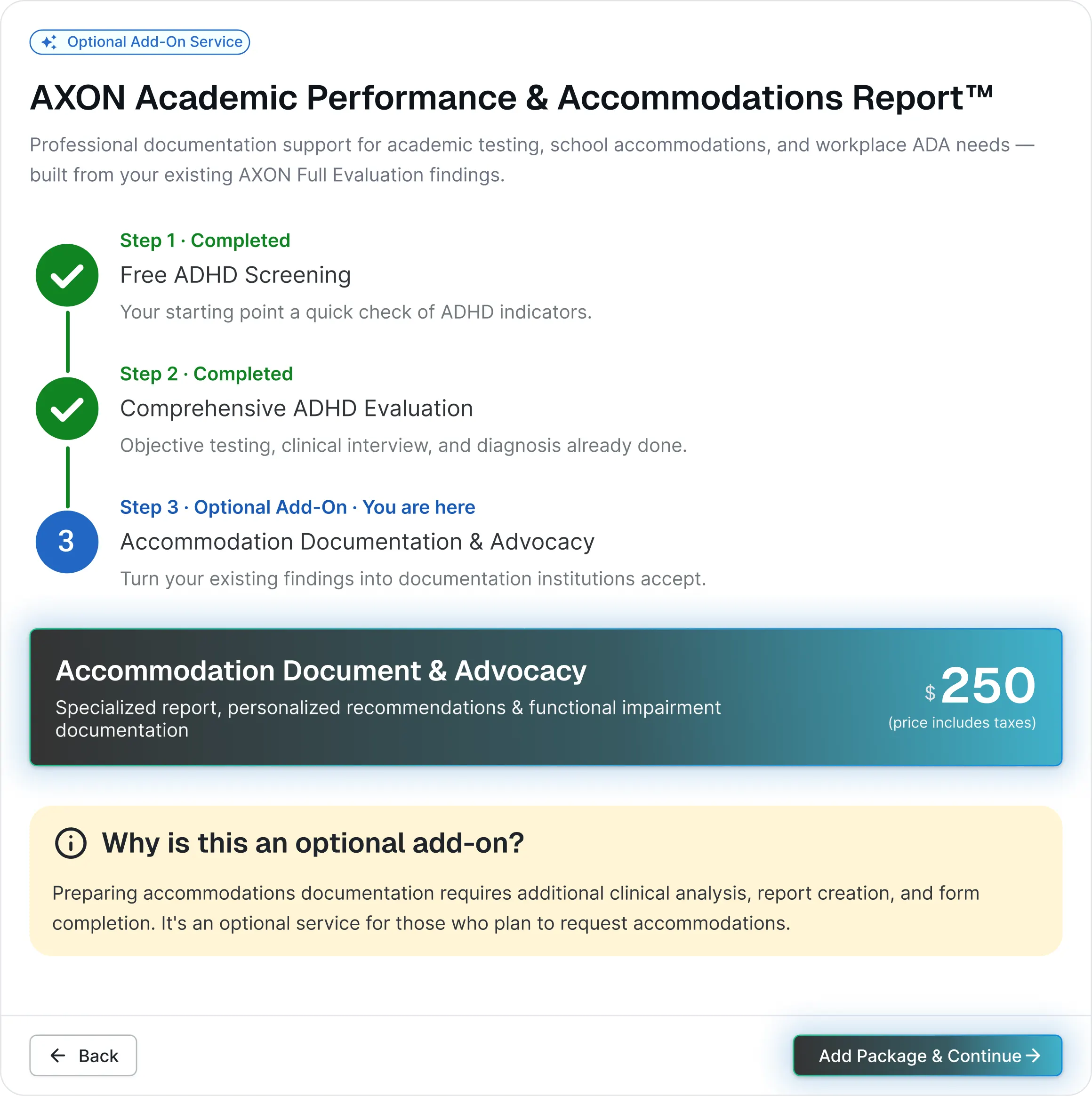 Accommodation  Documentation & Advocacy